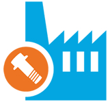 Optimas Fastener Manufacturing Plant Icon