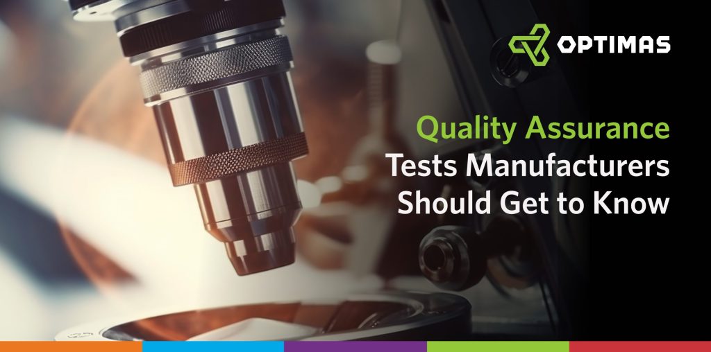 tests de qualité pour les fabricants