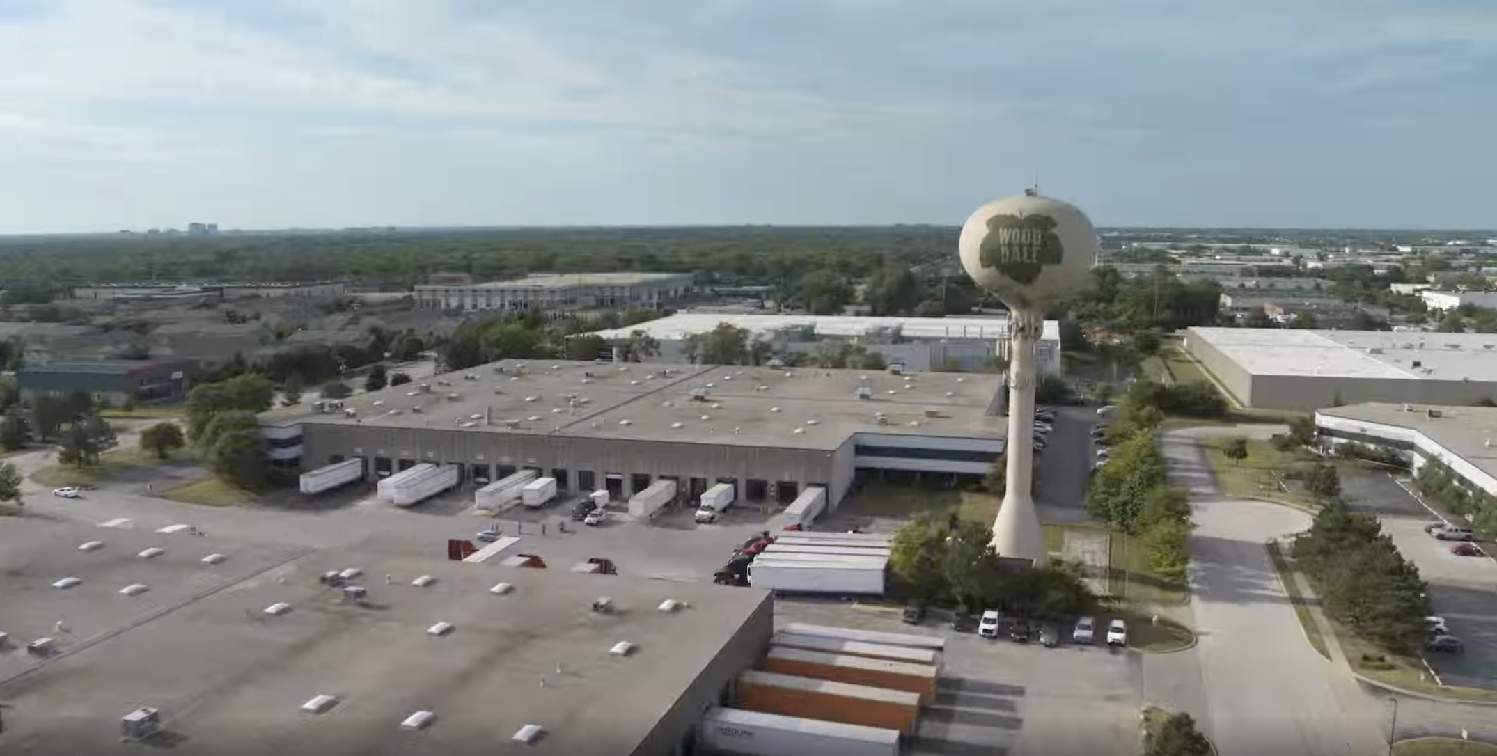 Aerial photo of Optimas headquarters in Wood Dale, Illinois