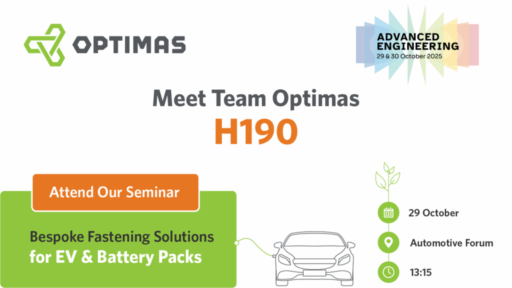 Join Optimas at Advanced Engineering 2025