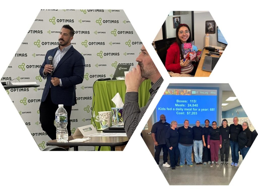 Collage image man delivering speech, female sitting on working desk and people in group photo